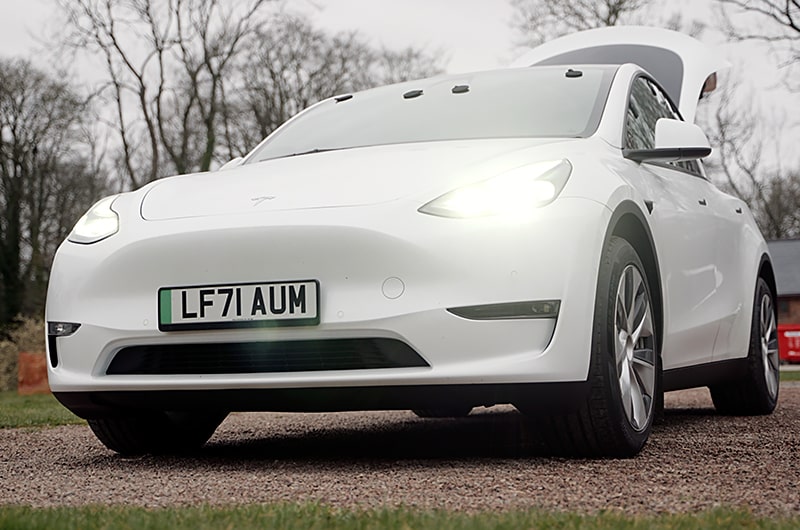 Sleeping in a 2022 Tesla Model Y 