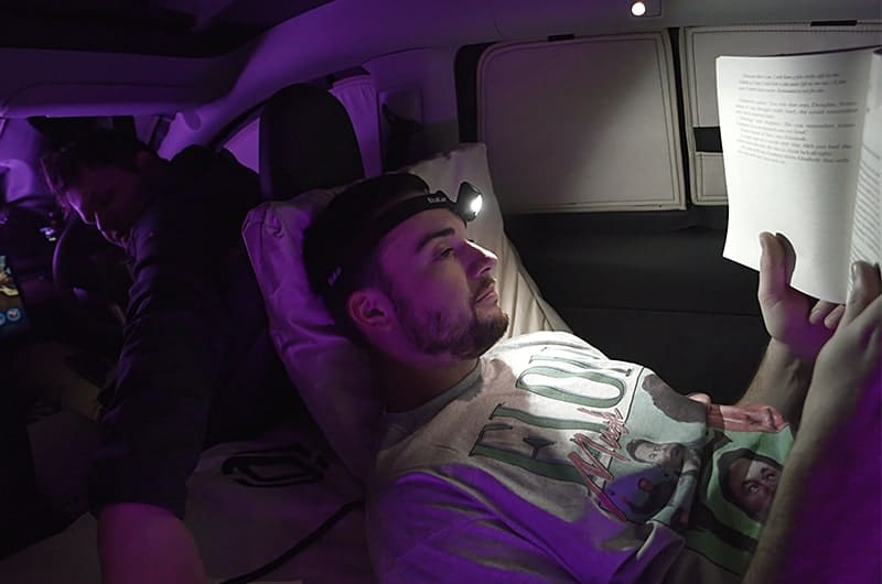 Sleeping in a 2022 Tesla Model Y 