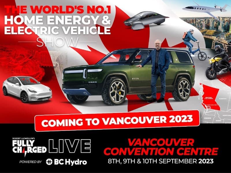 THE WORLD’S NO.1 ELECTRIC VEHICLE & CLEAN ENERGY  SHOW IS COMING TO CANADA, POWERED BY BC HYDRO