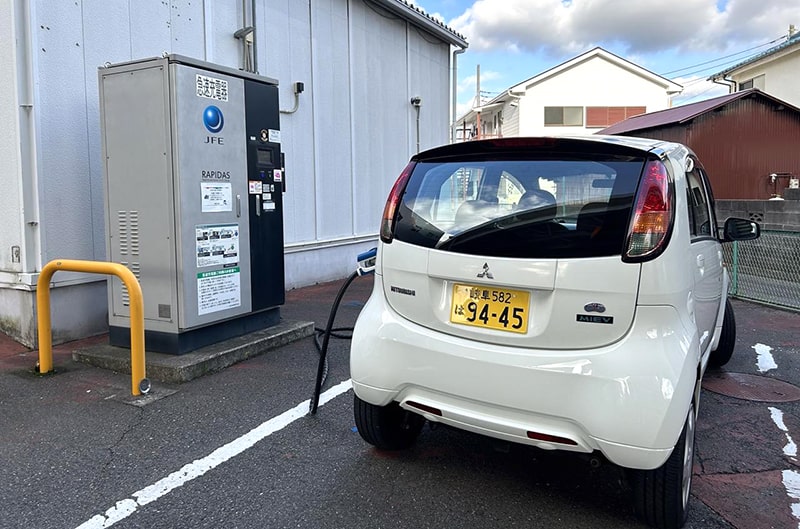 An early EV Kei Car from Mitsubishi