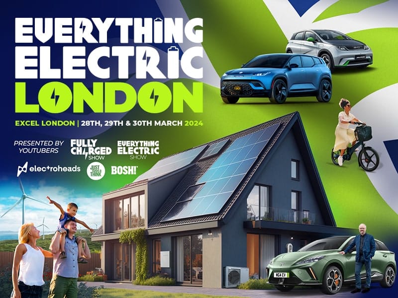 Everything Electric UK exhibitions targeting >100,000 consumer attendees in 2024, including delivery of >30,000 electric test drives, as supported by Admiral