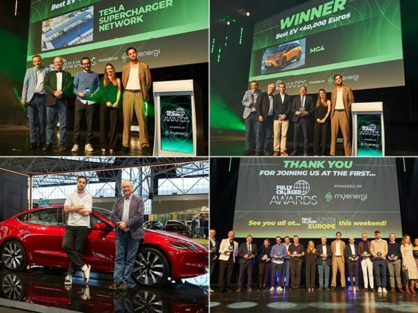 STARS OF ENERGY & TRANSPORT TRANSITION SHINE, AND TESLA ‘WINS BIG’ AT FIRST GLOBAL CONSUMER AWARDS, WITH WINNERS REVEALED AT THE RAI AUDITORIUM IN AMSTERDAM – Fully Charged Awards Winners