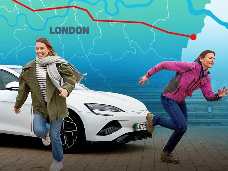 The Fastest Route Across London Revealed! AND How to Win This Electric Car!
