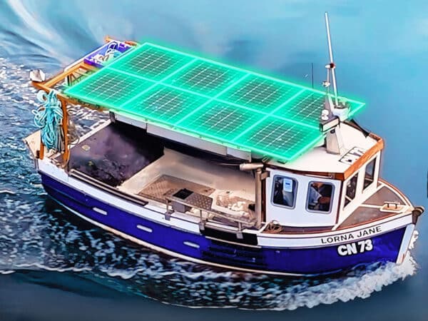 Onboard the UK's FIRST, Fully Electric Solar Powered Fishing Boat!