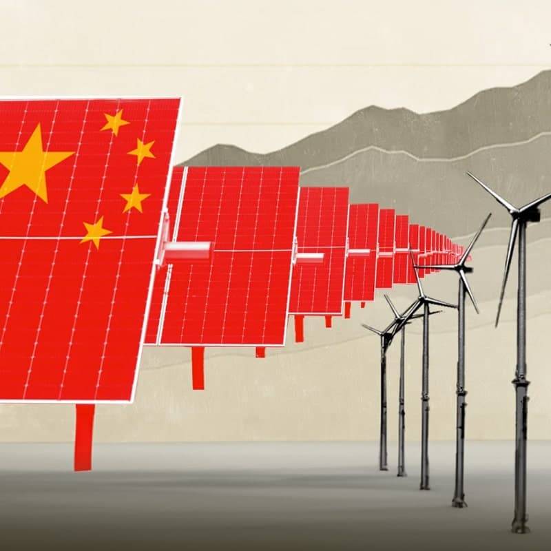 China is racing towards a future powered by wind and solar