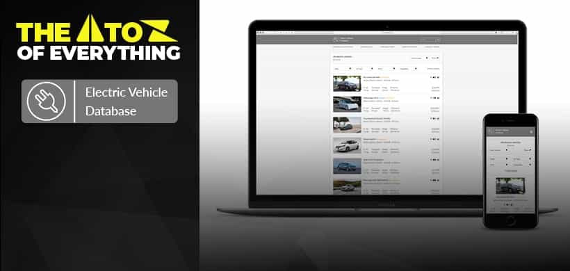 EV Database – a comprehensive overview of all current and upcoming electric vehicles