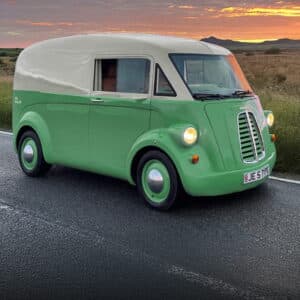 Iconic Morris JE van to get electric relaunch, with carbon fibre body and ute and camper options