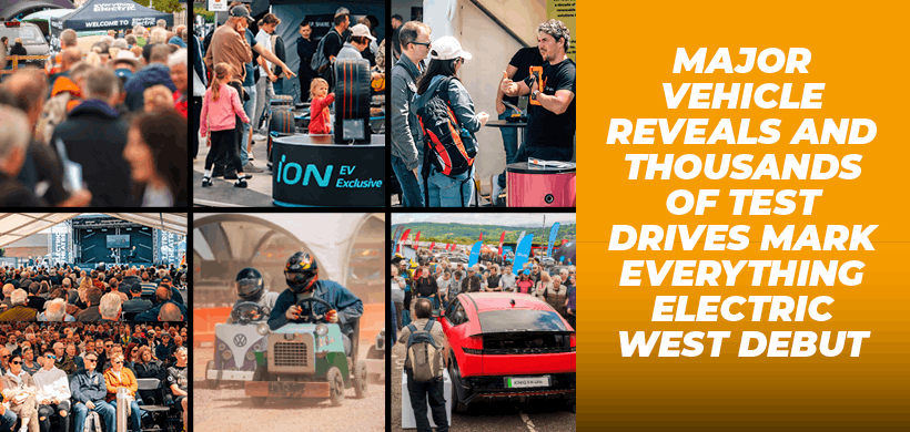 Major Vehicle Reveals and Thousands of Test Drives Mark Everything Electric WEST Debut